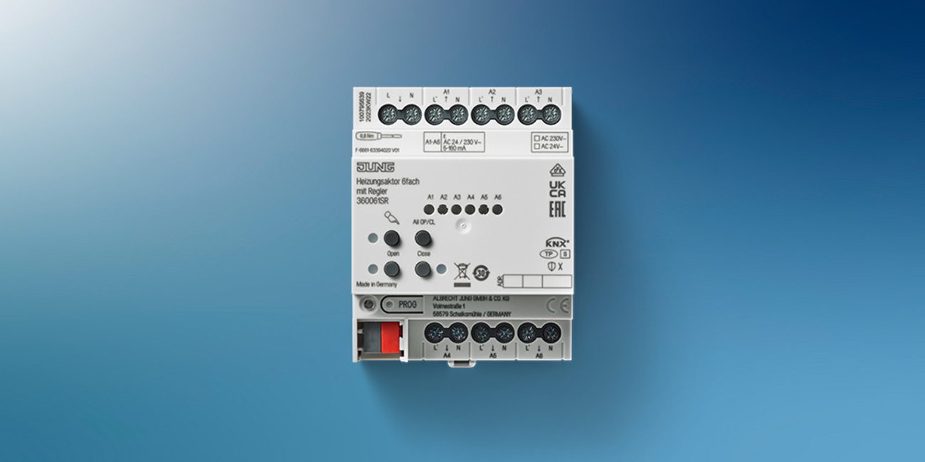 KNX Heizungsaktor 6-fach bei Gebäudeleittechnik Lehnin Udo Mosler GmbH & Co. KG in Kloster Lehnin